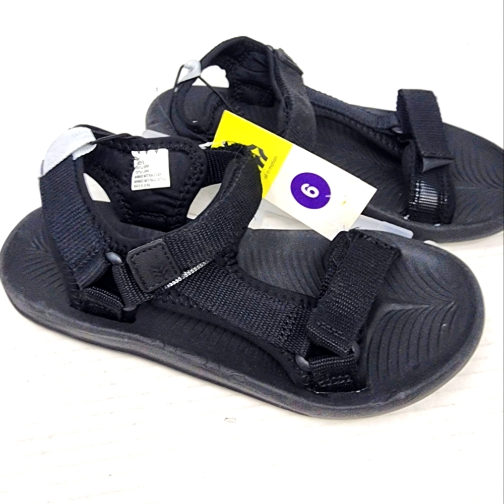 New Mens Black Sports Sandals Durable Hiking‎ Sandals Mens Size 6